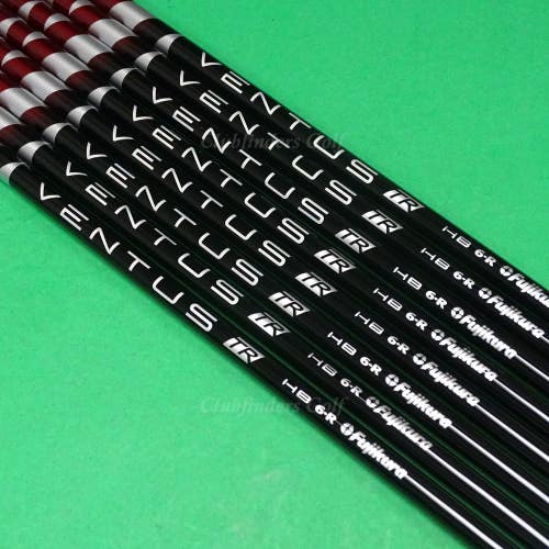NEW Fujikura Ventus TR Red HB 6-R .370 Regular 41.5" Hybrid Iron Shafts SET OF 8