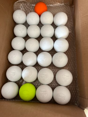 Lot of 25 New and Lightly Used Champion Lacrosse Balls