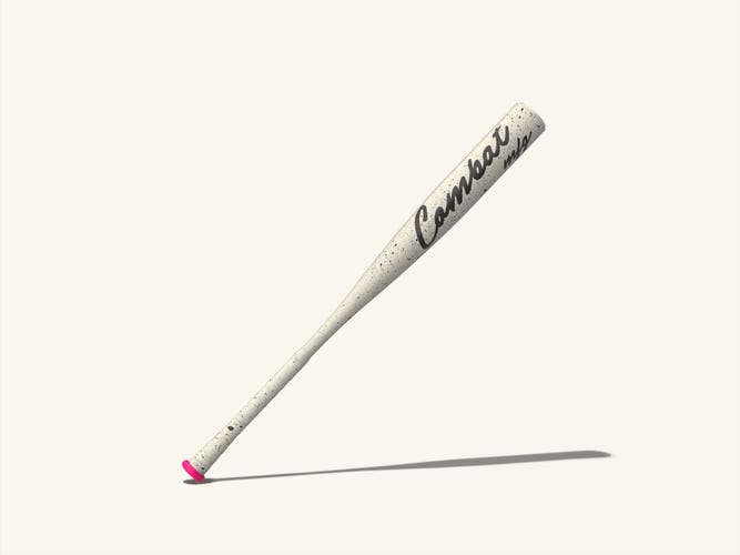 COMBAT MFG 2026 SPEC A1 BBCOR COOKIE JAR COOKIES N CREAM 33" 30oz -3 baseball bat, new