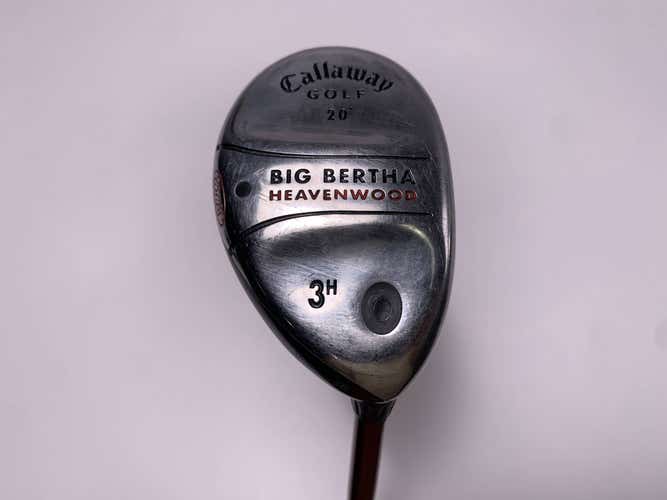 Callaway Big Bertha Heavenwood 3 Hybrid 20* RCH 75w Regular Graphite Mens RH