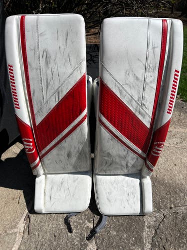 34" Warrior Ritual G6 E+ Goalie Leg Pads (Used)