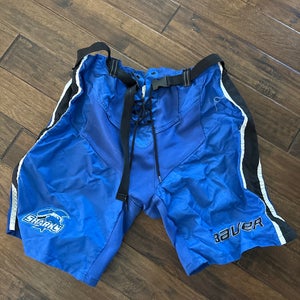 Blue Medium Bauer None Pant Shell (Used)