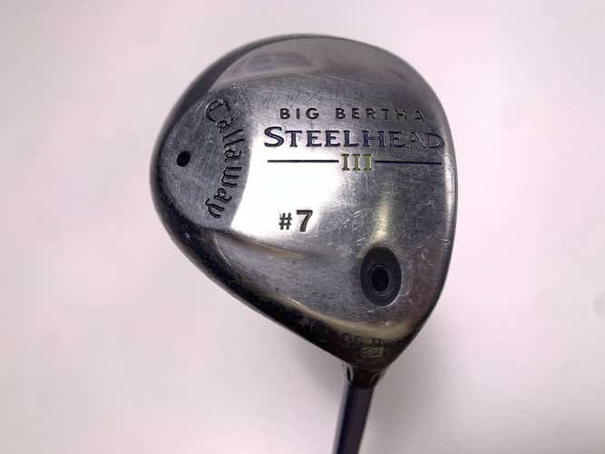 Callaway Steelhead III 7 Fairway Wood 21* System III Ladies Graphite Womens RH