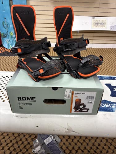 Rome Katana AW Size M/L NEW!!! 25/26 Snowboarding Bindings