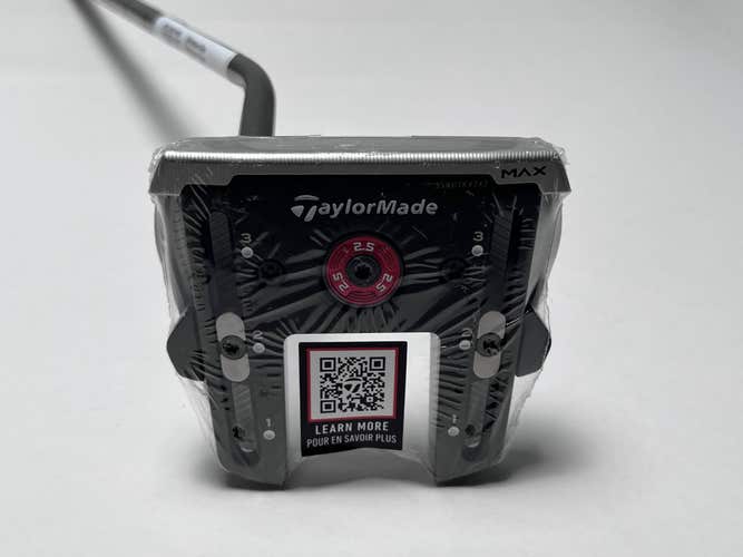 LEFTY TaylorMade Spider GT Max Single Bend Putter 34.5" Mens LH NEW