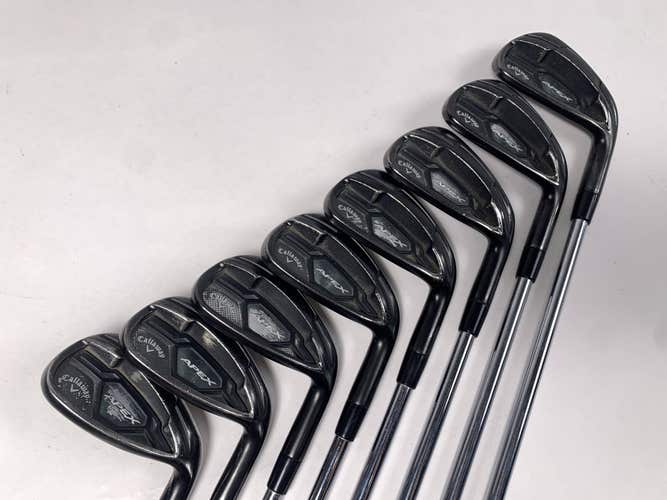 Callaway Apex 16 Black Iron Set 4-PW+GW True Temper 95 ST15 S300 Stiff RH +1/2''