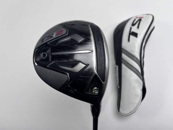 Titleist TSi2 3 Fairway Wood 15* HZRDUS 6.0 Gen 4 Dual Torsional 70g Stiff RH HC