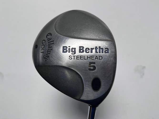 Callaway Steelhead 5 Fairway Wood 18* Memphis "10" 98 Regular Steel Mens RH