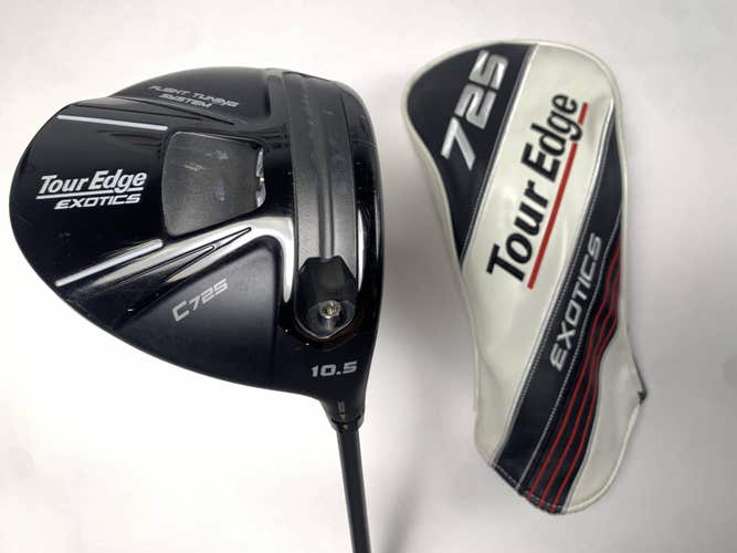 Tour Edge Exotics C725 Driver 10.5* HZRDUS 6.0 Black Gen 5 60g Stiff RH HC