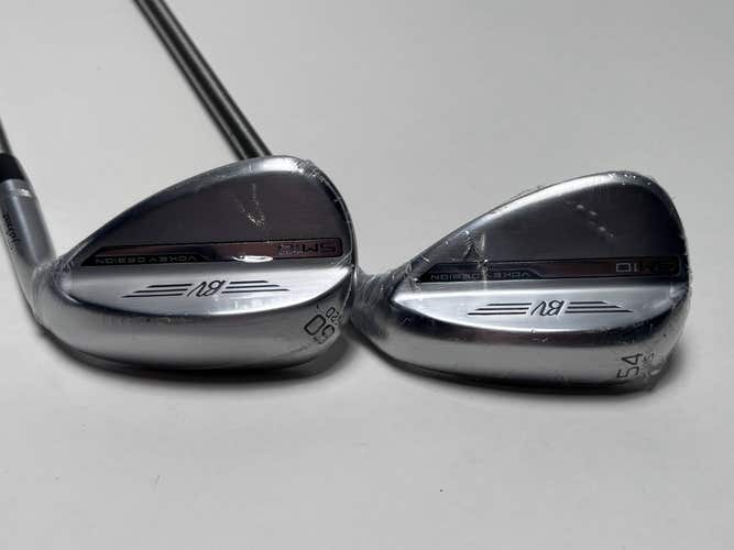 Titleist Vokey SM10 Tour Chrome Wedge Set 54* 10 60* 12 SteelFiber Stiff RH NEW