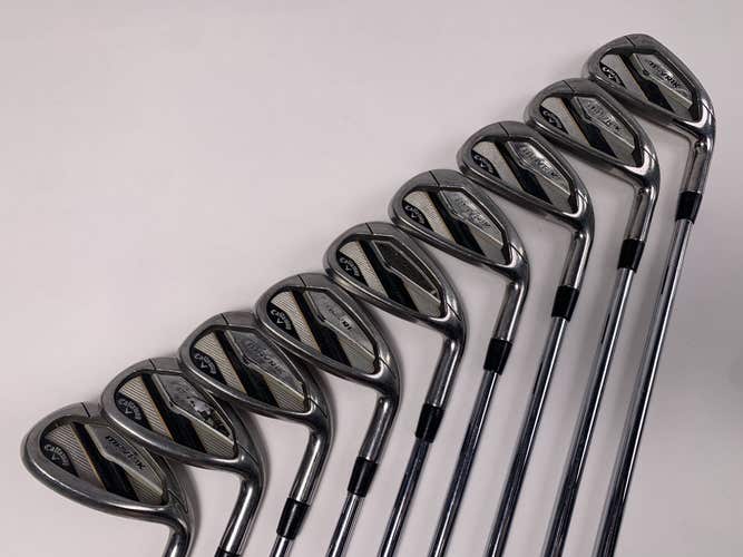 Callaway Mavrik Iron Set 4-PW+GW+SW Project X LZ 6.0 120g Stiff Steel Mens RH