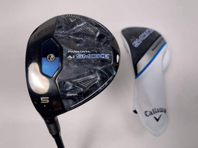 Callaway Paradym Ai Smoke Max 5 Fairway 18* Kai'li White 70X 70g XStiff LH HC