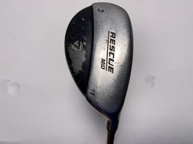 TaylorMade Rescue Mid 3 Hybrid 19* Regular Graphite Mens RH