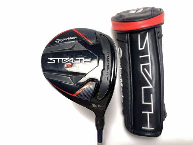 TaylorMade Stealth 2 9 Fairway Wood 24* EvenFlow Riptide CB 4.0 40g Ladies RH HC