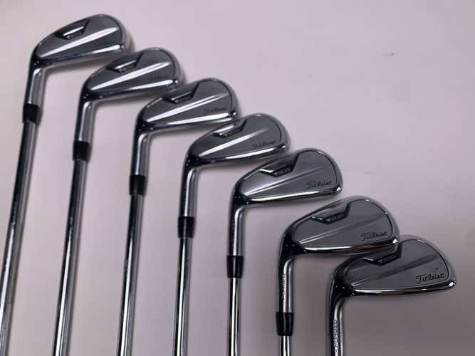 LEFTY Titleist T200 2021 Iron Set 4-PW True Temper Black S300 Stiff LH -1/2''