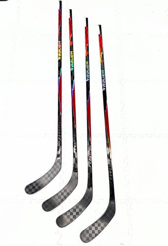 (4-Pack) New Senior Red RH Bauer Vapor Flylite, 87 Flex, P92