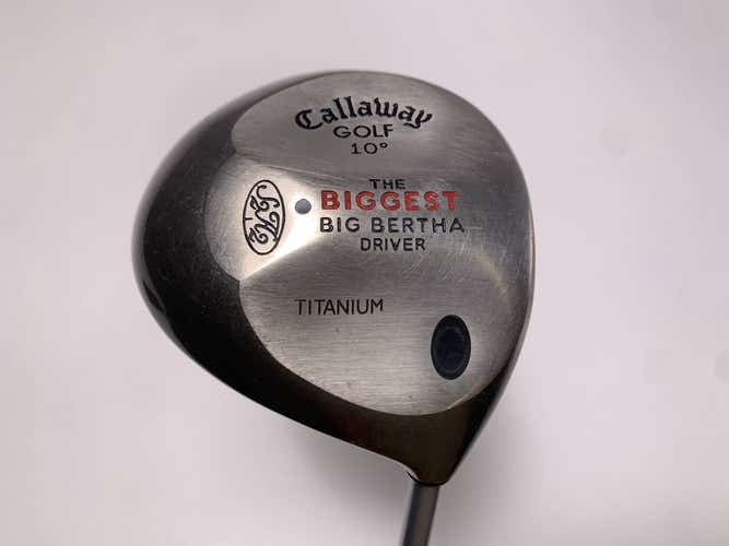 Callaway Biggest Big Bertha Driver 10* Ultra Light Regular Graphite Mens RH