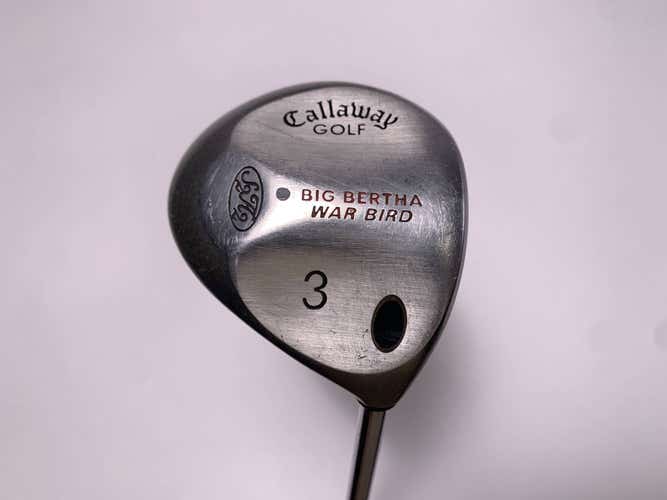 Callaway Big Bertha Warbird 3 Fairway Wood 15* Memphis "10" Regular Steel RH