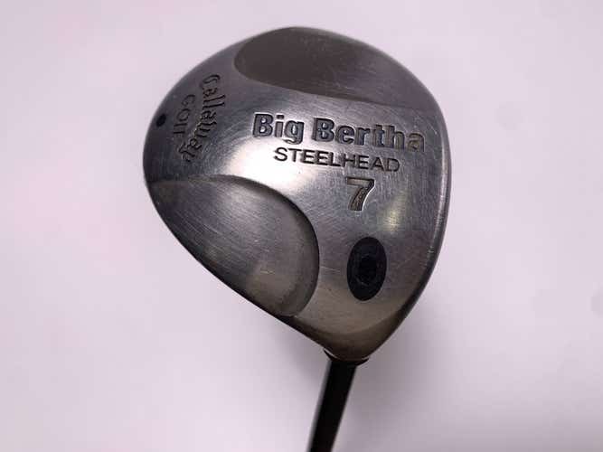 Callaway Big Bertha Steelhead 7 Fairway Wood 21* RCH 99 Regular Graphite Mens RH