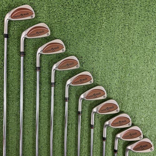 TaylorMade Burner LCG Iron Set 2-PW AW Precision Rifle Regular Flex Left Handed