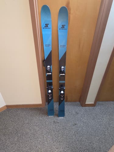 2023 Stockli 166 cm All Mountain Stormrider SR 95 Skis With Bindings (Used)