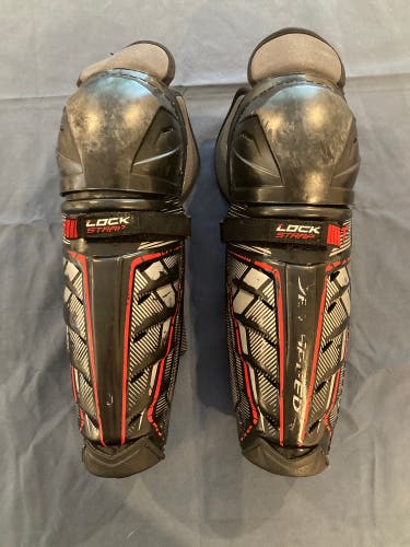 Junior CCM JetSpeed FT370 12" Shin Pads (Used)