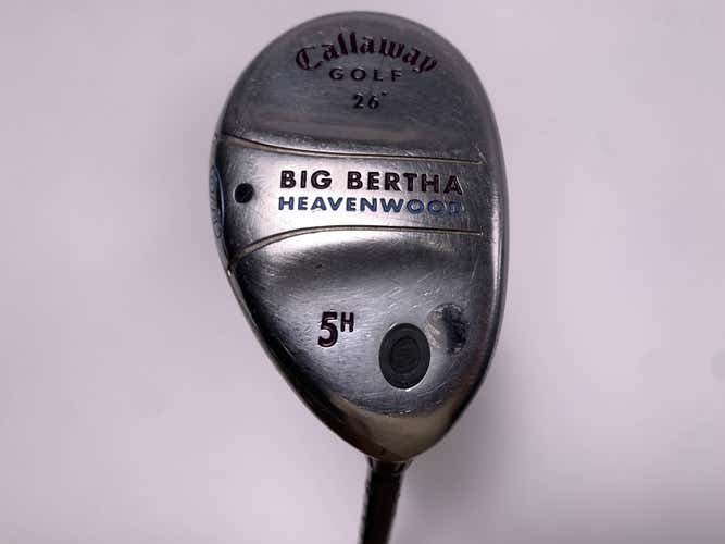 Callaway Big Bertha Heavenwood 5 Hybrid 26* Gems 55 Ladies Graphite Womens RH