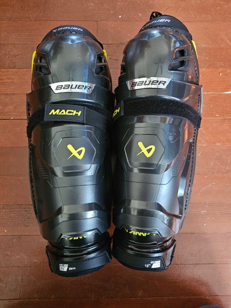 Intermediate Bauer Supreme Mach 13" Shin Pads (Used)