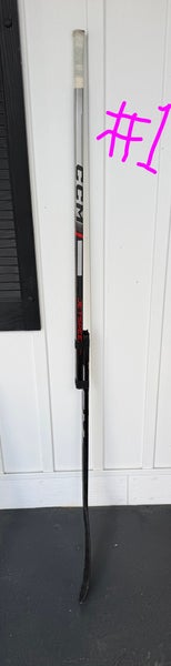 Broken hockey sticks