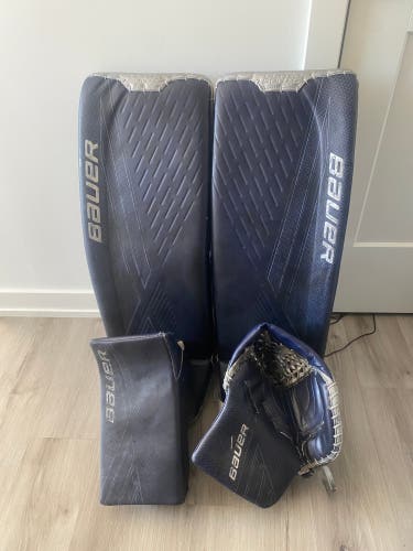 35" Bauer Ultrasonic Regular Goalie Full Set Pro Stock (Used)