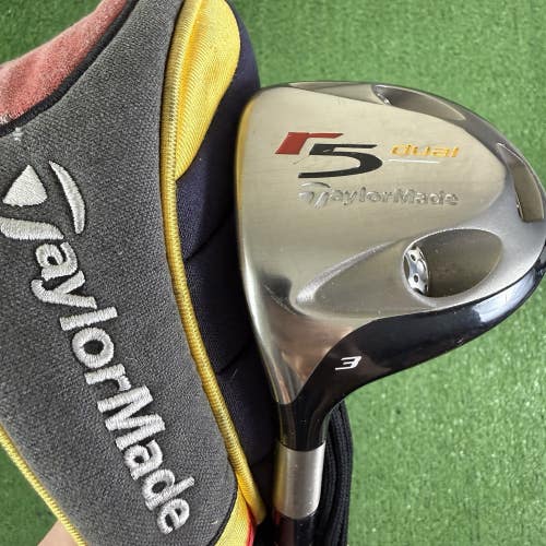 TaylorMade R5 Dual 3 Wood MAS2 Regular Flex Graphite Left Handed 43