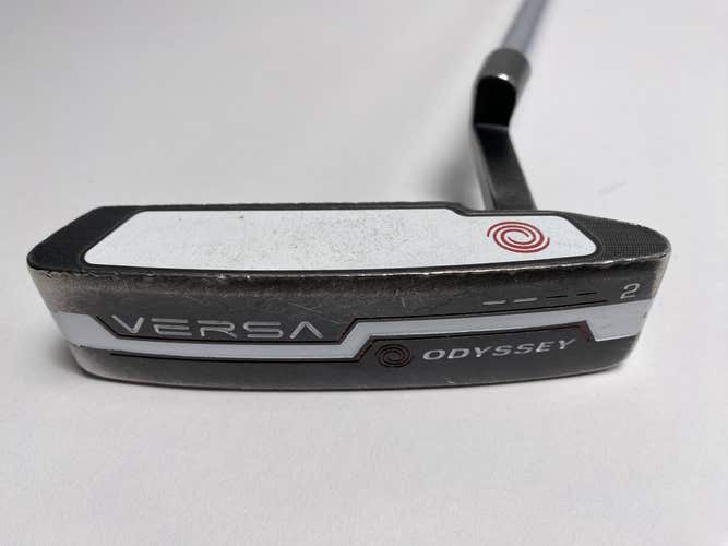 Odyssey Versa 2 Black White Black Putter 34" SuperStroke Tour 2.0 Mens RH