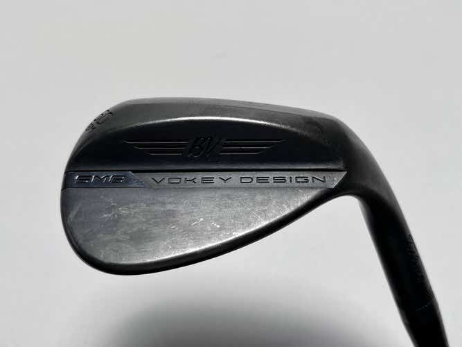 Titleist Vokey SM8 Jet Black Wedge 60* 8 Bounce M-Grind Wedge Steel Mens RH
