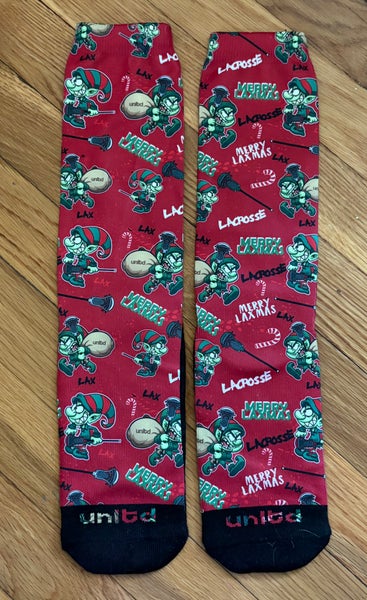 Lacrosse Unlimited Men’s Christmas Socks (New)