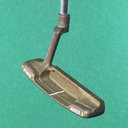 Ping Anser 3 85068 Manganese Bronze Plumbers-Neck 34.5" Putter Golf Club w/ HC