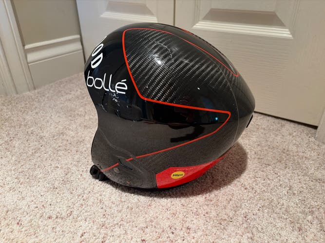 Medium/Large Bolle Medalist Carbon Pro Helmet (Used) FIS Legal