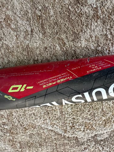 2017 Louisville Slugger Prime 917 Composite USSSA Certified Bat (-10) 20 oz 30" (Used)