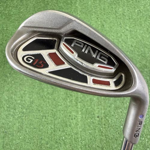 Ping G15 Sand Wedge SW Purple Dot Steel AWT Regular Flex Cushin Insert 35