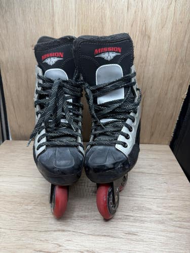 Mission Helium 200 Hockey Inline Skates Size 7e