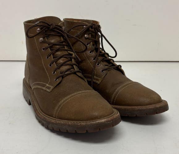 Thursday Boot Co. Captain Brown Leather Cap Toe Boots StormKing Soles US 12.5
