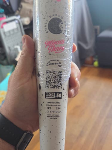 2026 Combat BBCOR Certified Bat (-3) 29 oz 32" (New)