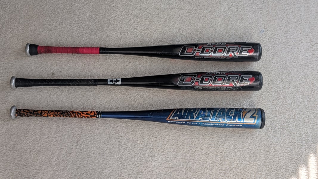 Easton Redline & Louisville Air Attack 2 (READ) baseball bat bundle