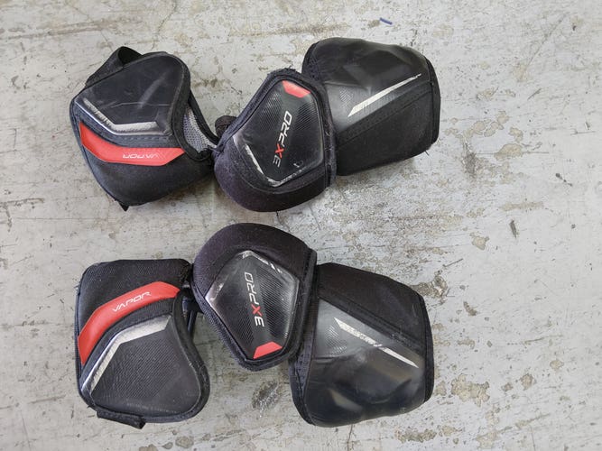 Intermediate Large Bauer Vapor 3X Pro Elbow Pads (Used)