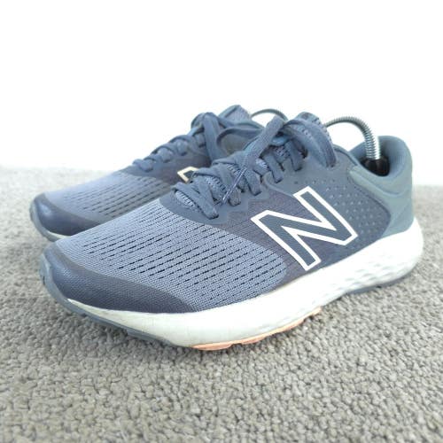 New Balance 520 v7 Womens Size 6.5 Running Shoes Gray Blue Athletic Sneakers