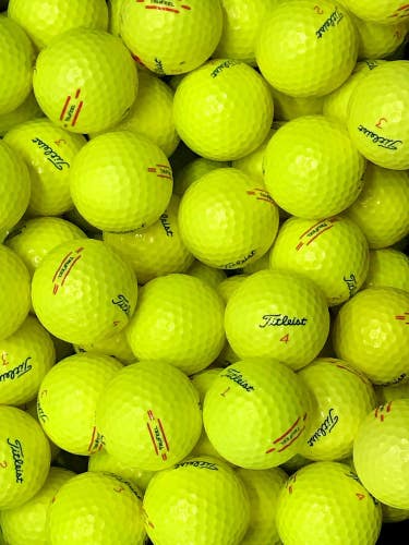 24 Premium AAA Yellow Titleist TruFeel Used Golf Balls