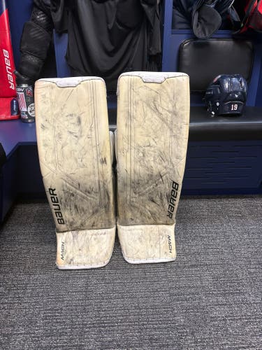 Large 2023 Bauer Supreme Mach Goalie Leg Pads (Used)