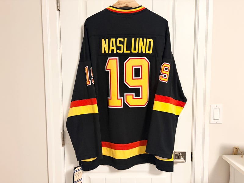 BNWT Authentic Fanatics Vancouver Canucks Markus Naslund Black Skate Jersey 2XL