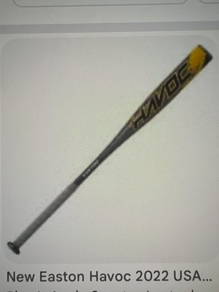2022 Easton HAVOC Alloy USABat Certified Bat (-10) 21 oz 31" (Used)