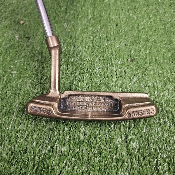 Vintage Refinished PING Anser 3 Blade Putter Right Handed RH 34.5"