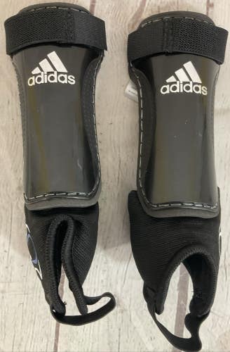 Adidas Club Pro Youth XXS Soccer Shin Guards Connected Open Toed Ankle Padding